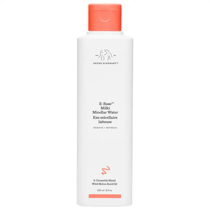 Drunk Elephant Milki Micellar Water - Gentle Makeup Remover & Cleanser for All Skin Types | Perfect for Daily Skincare Routine & Travel