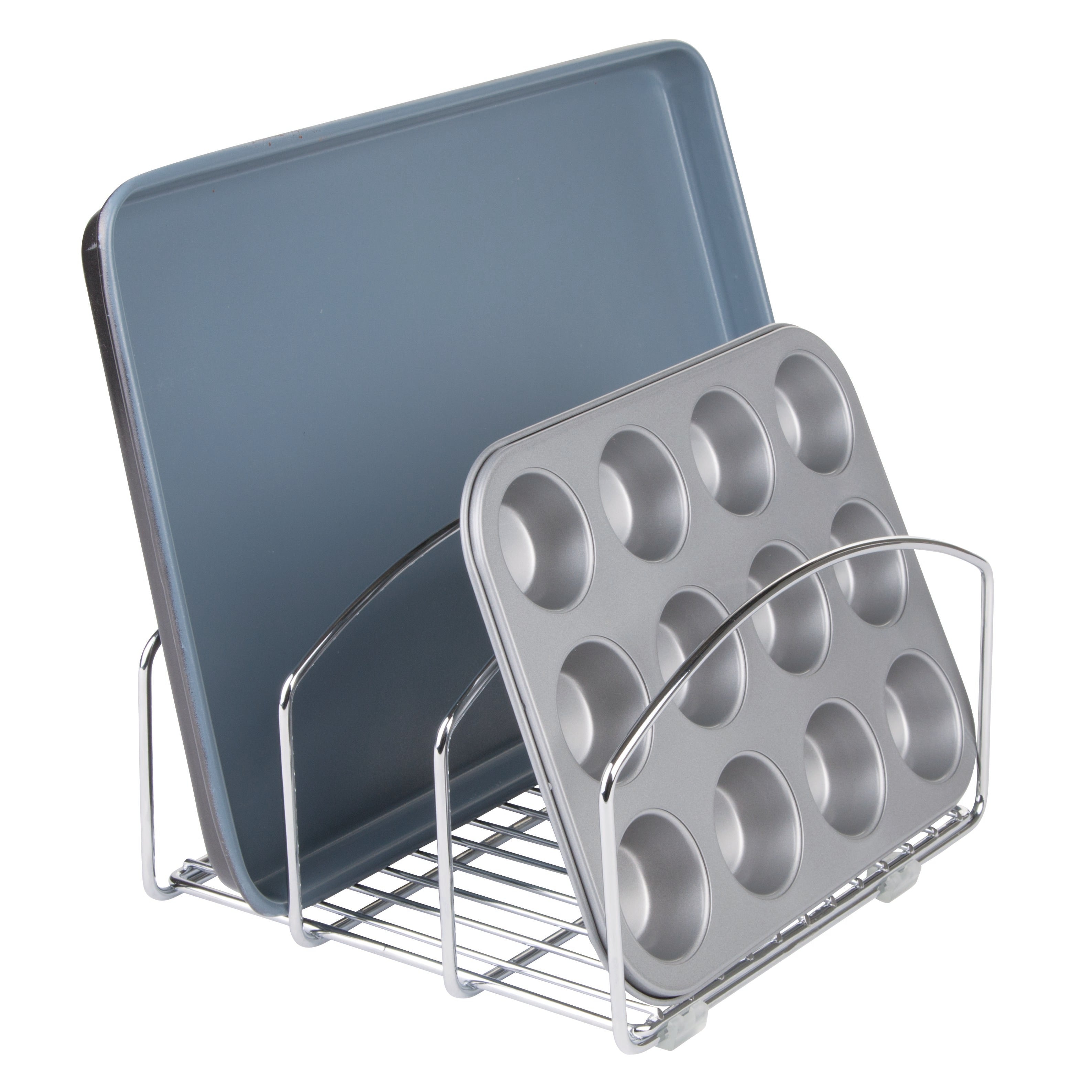 Classico Kitchen Cookware Organizer - Premium Pot and Pan Storage Rack for Cabinets & Drawers - Perfect for Small Spaces, Apartment, and RV Organization