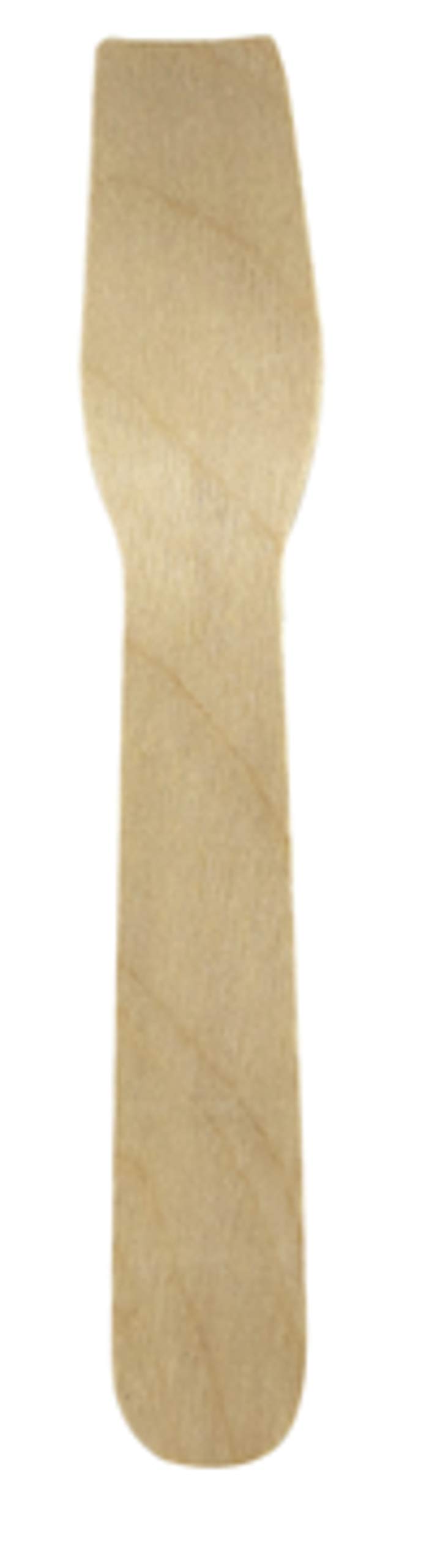 PacknWood Mini Wooden Ice Cream Spoons - 3 Inch Disposable Wooden Tasting Spoons for Parties, Picnics, Dinner & Dessert Sampling - Bulk Pack of 10,000 pcs - Perfect for Ice Cream Shops, Catering Events & Food Tasting Stations