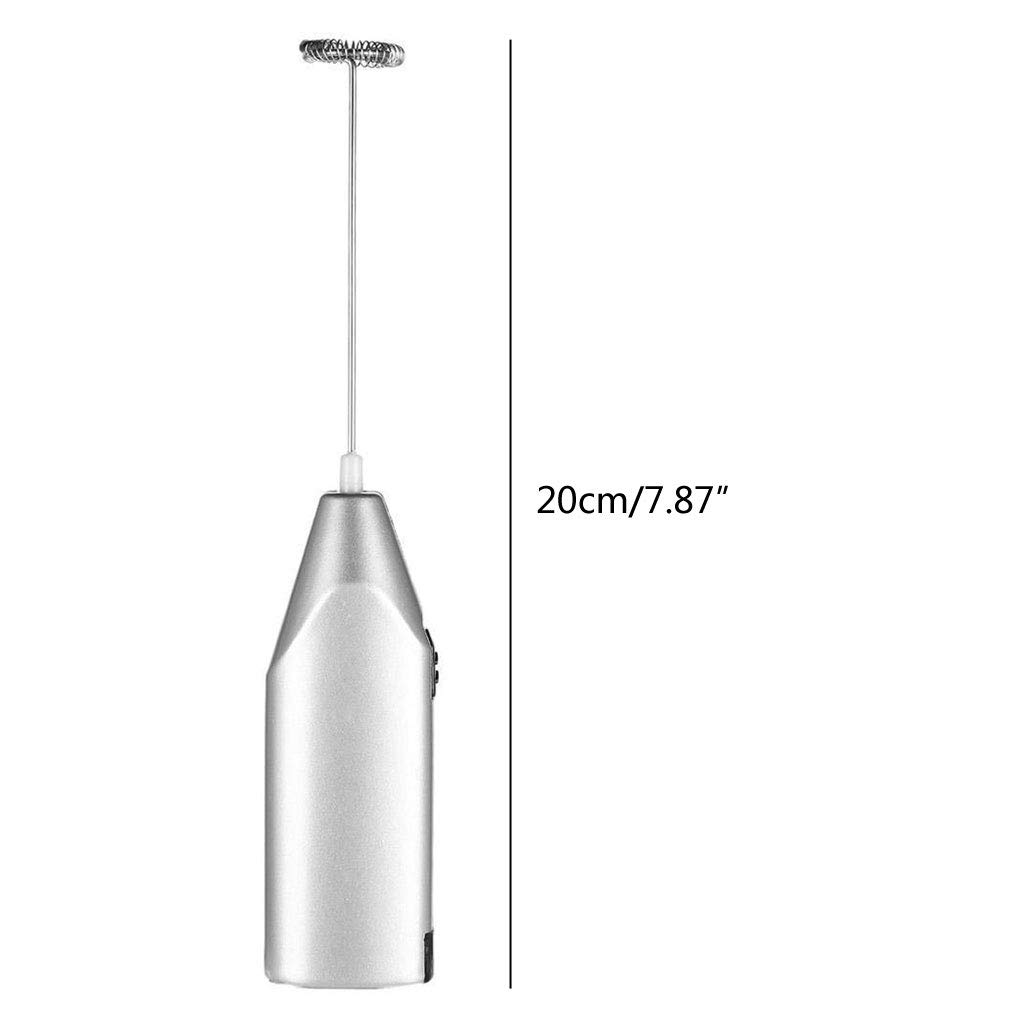 2-Pack Electric Tumbler Stirrers - Handheld Epoxy Resin Mixing Sticks with Silver Coating - Perfect for Resin Art, DIY Crafts & Jewelry Making