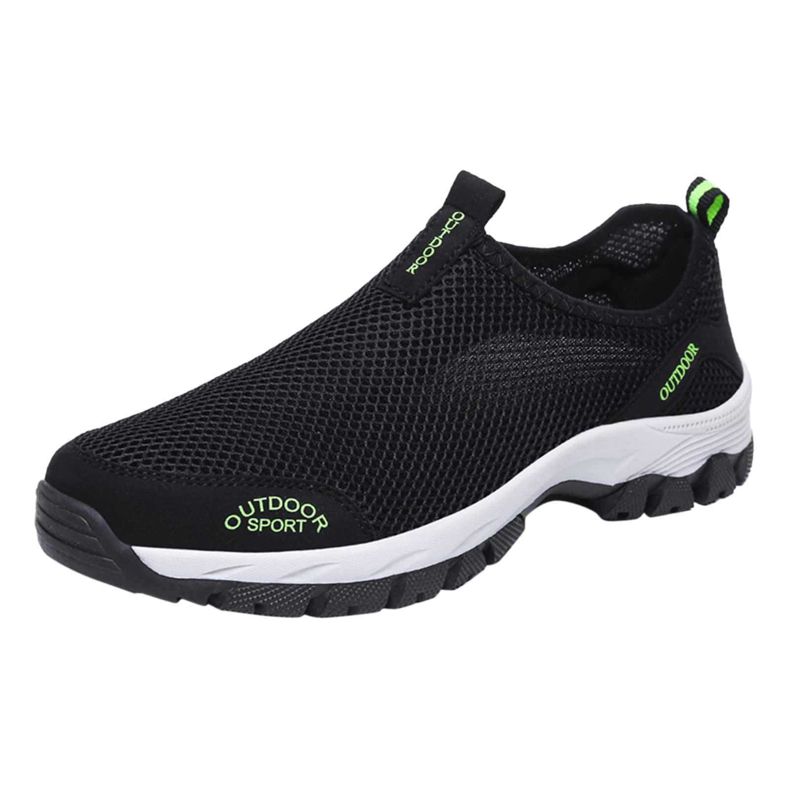 Men's Breathable Mesh Sports Shoes - Non-Slip Flat Sole Outdoor Hiking Trainers for Spring & Summer | Perfect for Running, Gym Workouts & Casual Wear