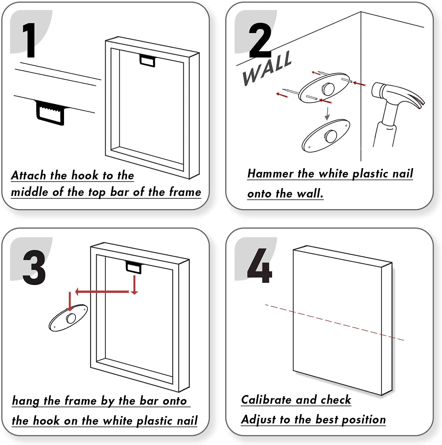 Funny Toilet Sign Wall Art - 16x24 Inch Framed Bathroom Decor for Home & Office