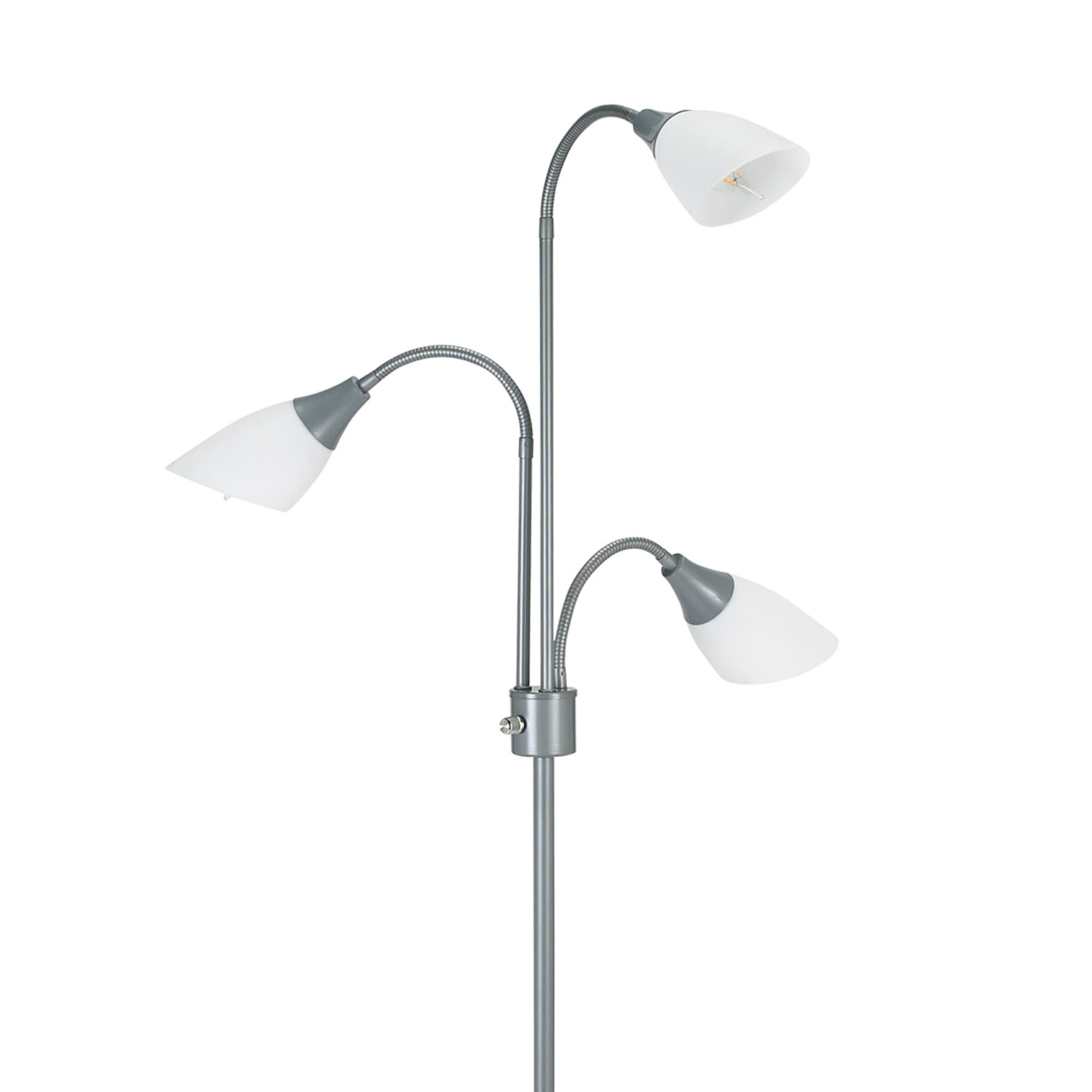 Catalina Lighting 20743-000 Medusa 3-Light Adjustable Floor Lamp - Silver 57.75