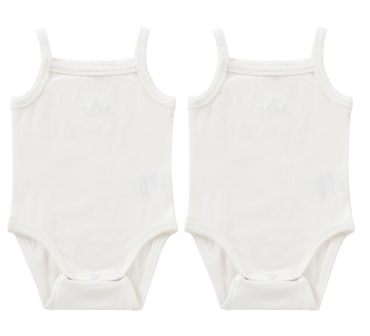 KIPP BEBE Baby Onesie Set of 2 - Soft Cotton Bodysuits for Newborn to 24 Months (NB-24M) | Perfect for Everyday Wear, Playtime & Photo Shoots