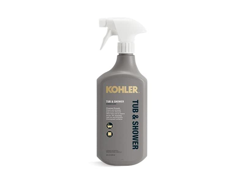 Kohler Tub and Shower Cleaner - Powerful Bathroom Cleaner for Stains, Soap Scum & Hard Water Deposits | Ideal for Bath Tubs, Showers & Tiles
