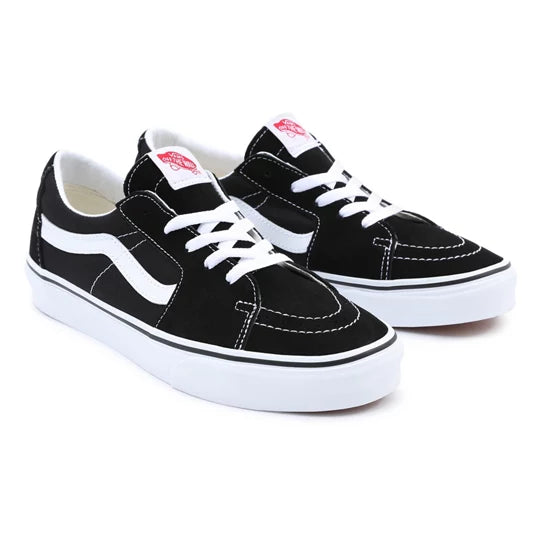 Vans Sk8 Low Black Sneakers for Men & Women - Casual Skate Shoes for Streetwear & Everyday Comfort