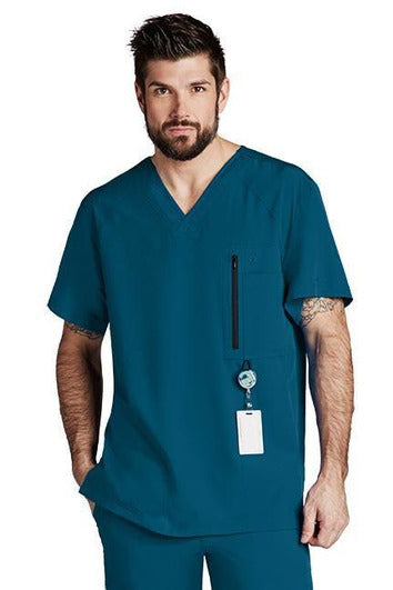Men's Amplify Scrub Top - Comfortable Medical Uniform for Doctors & Nurses | TSS Outlet | Perfect for Hospital Shifts & Healthcare Professionals