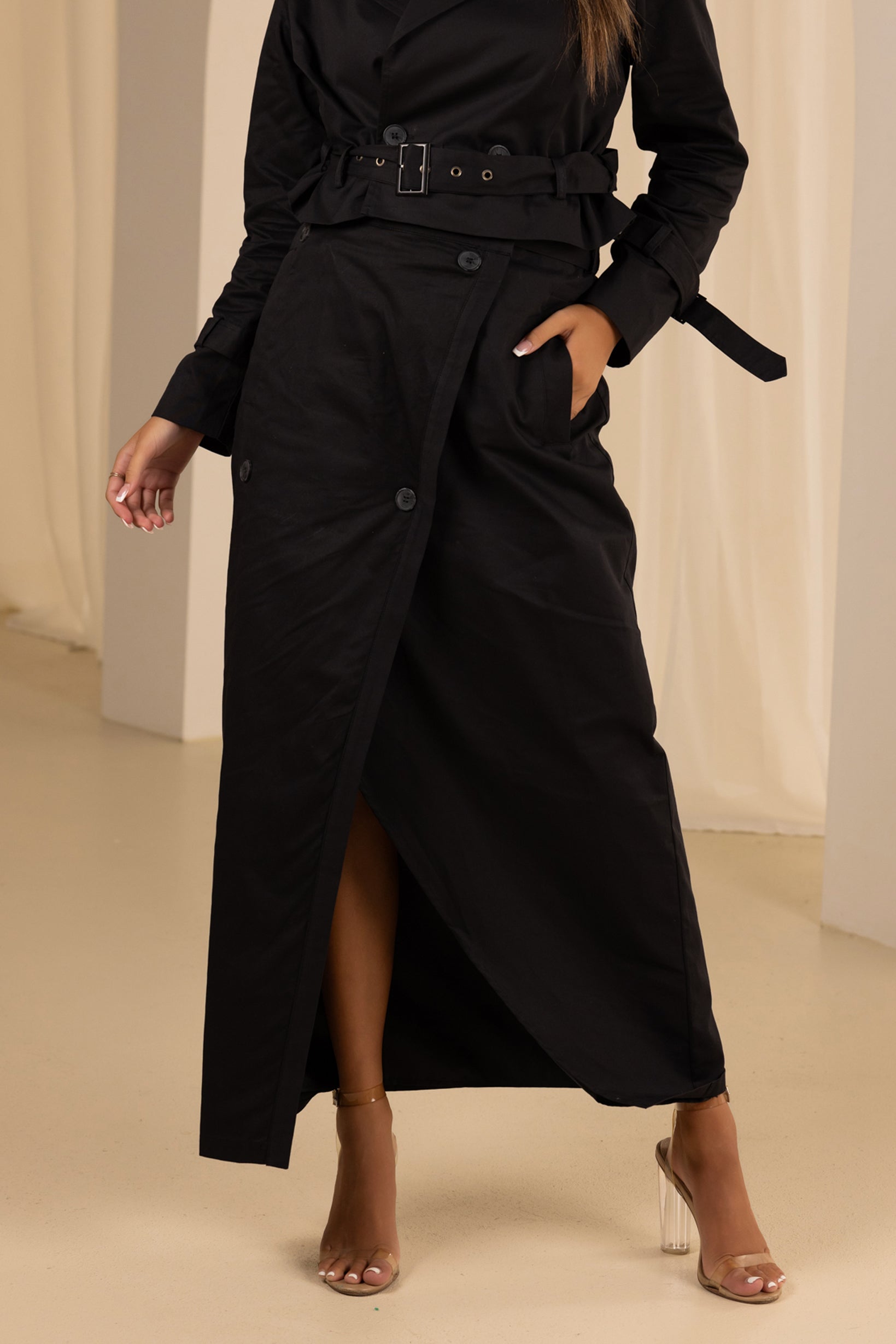 The Grand Crossover Skirt - Women's Fashion Wrap Skirt for Casual & Formal Wear | Perfect for Office, Parties & Date Nights