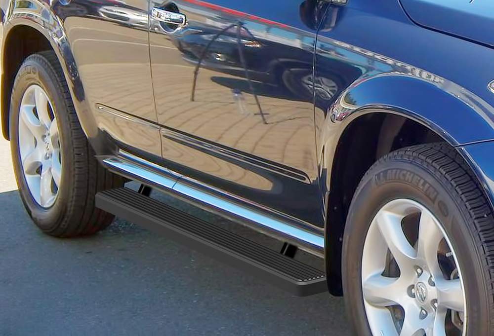 APS Premium 4-Inch Black Running Boards for Nissan Murano 2003-2008 - Heavy Duty Side Steps for Off-Road & Daily Driving Protection