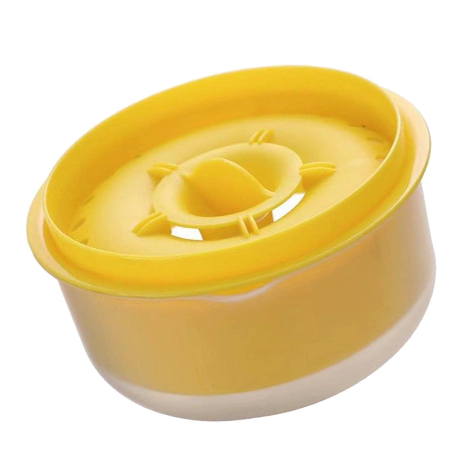 Premium Egg Separator Tool for Baking - Efficient Egg White & Yolk Separator for Cooking, Baking, and Kitchen Use - Durable Yellow Kitchen Gadget for Perfect Cakes, Meringues & Breakfast Recipes