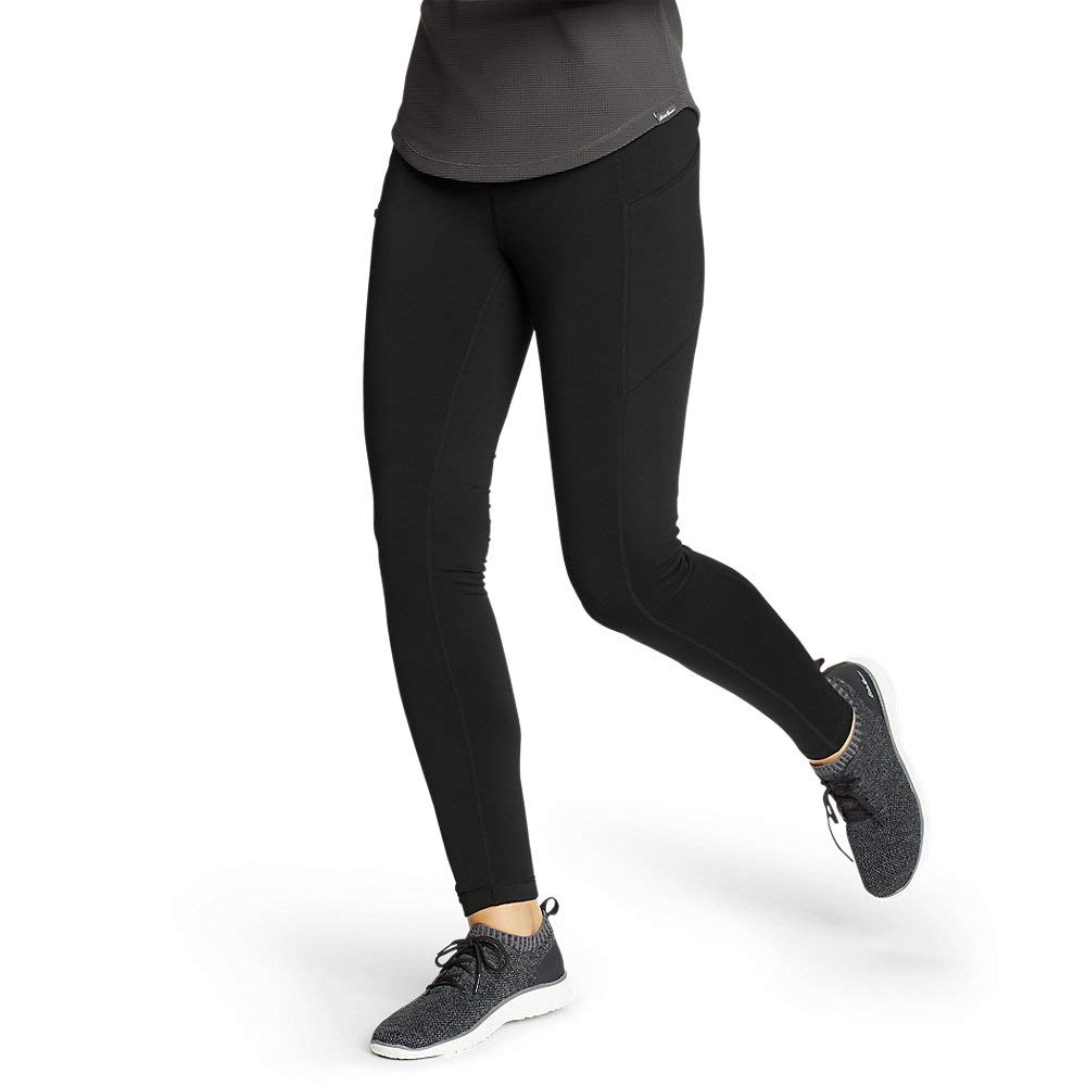Eddie Bauer Women's Crossover Winter Trail Adventure High-Rise Leggings - Warm Thermal Workout Pants for Hiking, Running & Outdoor Activities