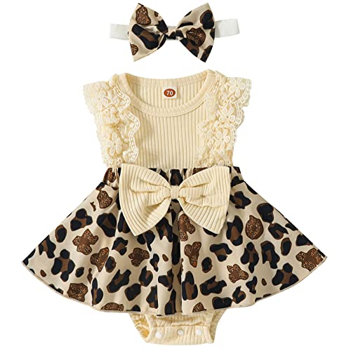 Beige Animal Leopard Print