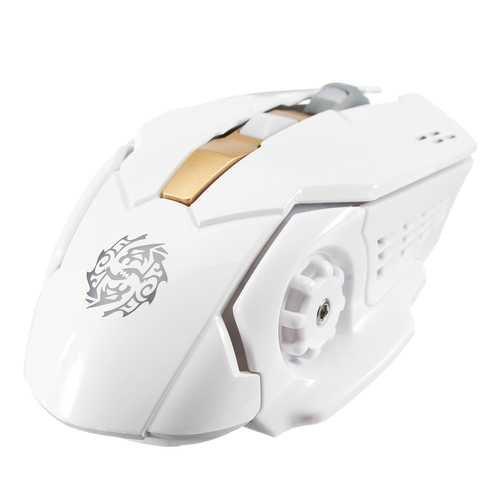 6 Buttons 2400DPI Adjustable USB Wired Optical Gaming Mouse for PC & Laptop - Perfect for FPS, MMO & Office Work