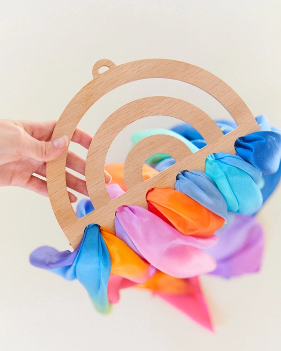 Sarah's Silks Premium Playsilk - Colorful Silk Scarf for Kids Dress Up, Dancing & Imaginative Play - Perfect for Pretend Play, Storytelling & Creative Movement Activities
