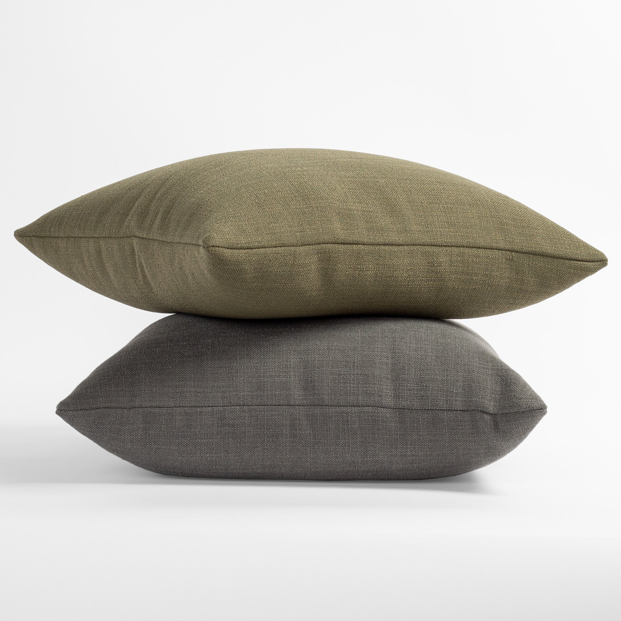 Grange 22x22 Inch Decorative Throw Pillow Cover - Soft Moss Green Cushion for Sofa, Bed & Home Decor