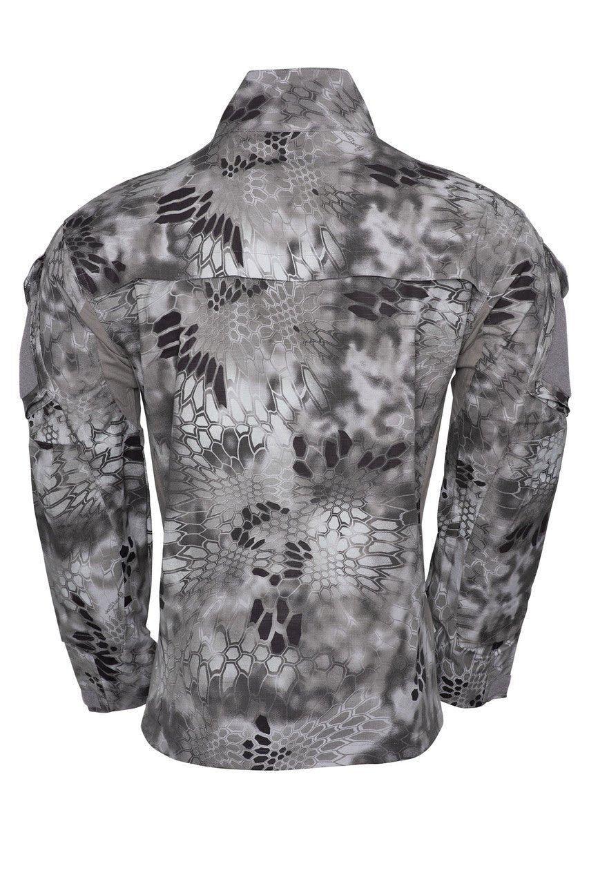 Combat Field Shirt - Military Tactical Shirt for Outdoor Survival & Airsoft - Durable Camo Shirt for Hunting, Hiking & Adventure Activities
