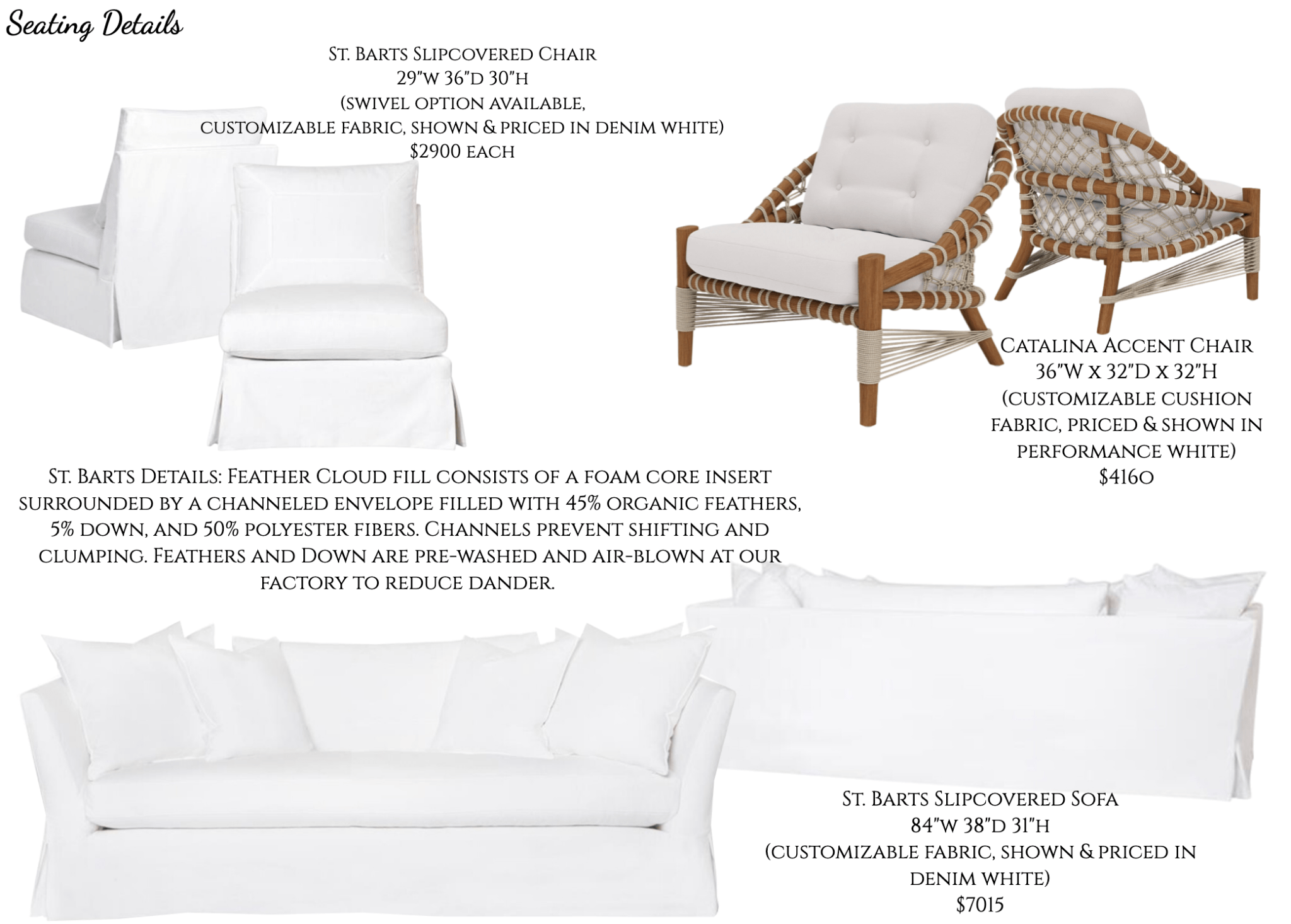 Summer Escape Living Room Furniture Set - 25% Off Sale - Perfect for Home Decor & Outdoor Patio Relaxation