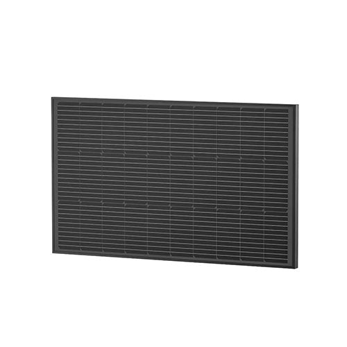 EcoFlow 100W Rigid Solar Panel with Mounting Feet (2 Pack) - Portable Solar Charging for RV, Boat, Camping & Off-Grid Power