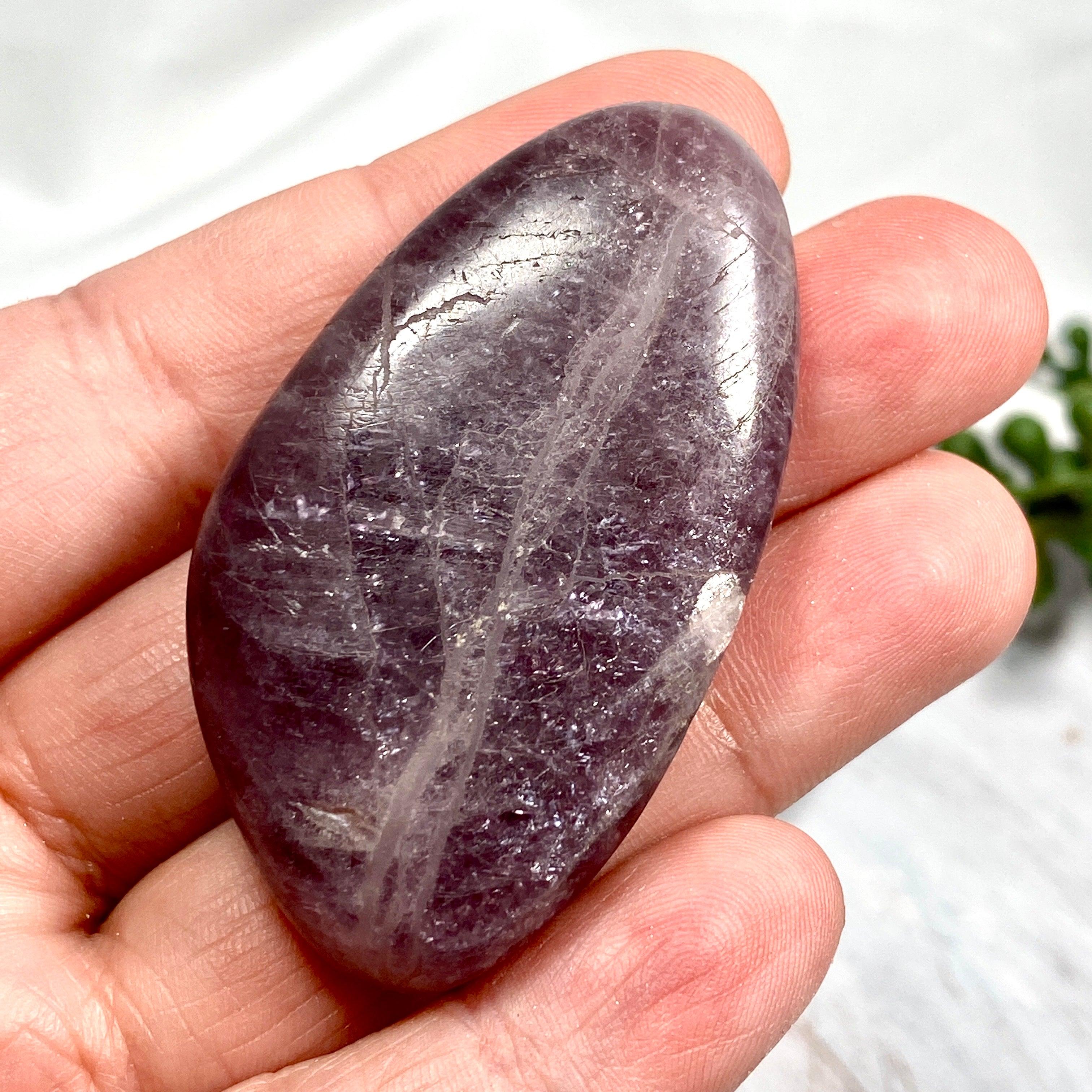 Natural Purple Anhydrite Angelite Tumbled Stones 40-60g CR3418 - Healing Crystals for Meditation, Reiki & Spiritual Energy Work