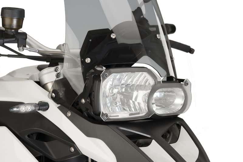 Puig F800GS Headlight Protector - Durable Motorcycle Headlight Guard for BMW F800GS - Perfect for Off-Road Riding & Adventure Tours