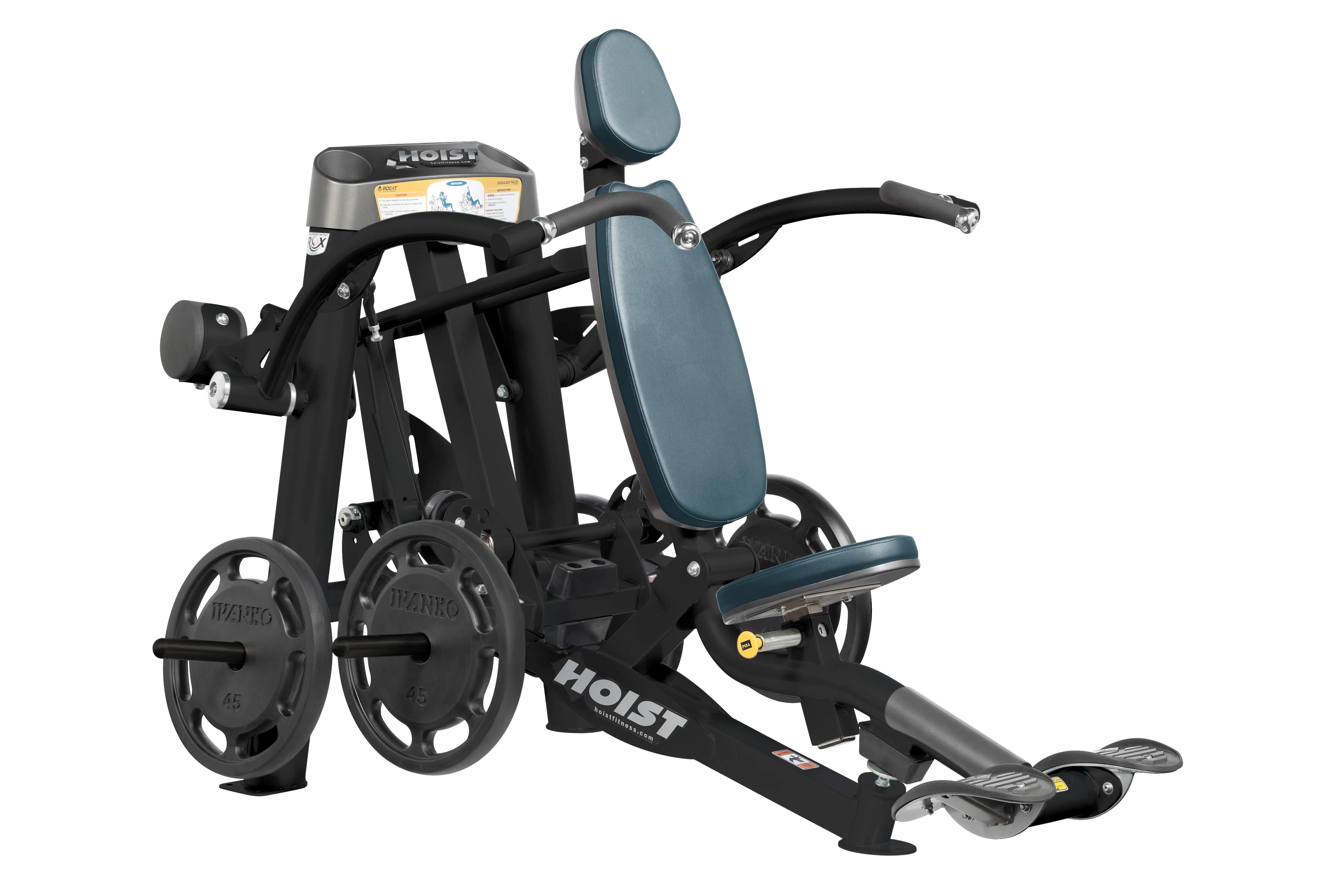 Hoist ROC IT Shoulder Press Machine (RPL 5501) - Professional Gym Equipment for Home & Commercial Use - Build Stronger Shoulders & Upper Body Strength