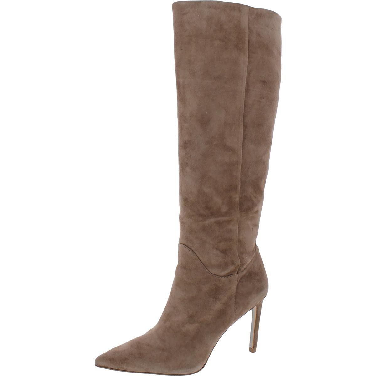 Sam Edelman Women's Francia Leather Pointed Toe Knee-High Boots - Stylish & Comfortable Leather Boots for Women, Perfect for Office, Party & Winter Outfits