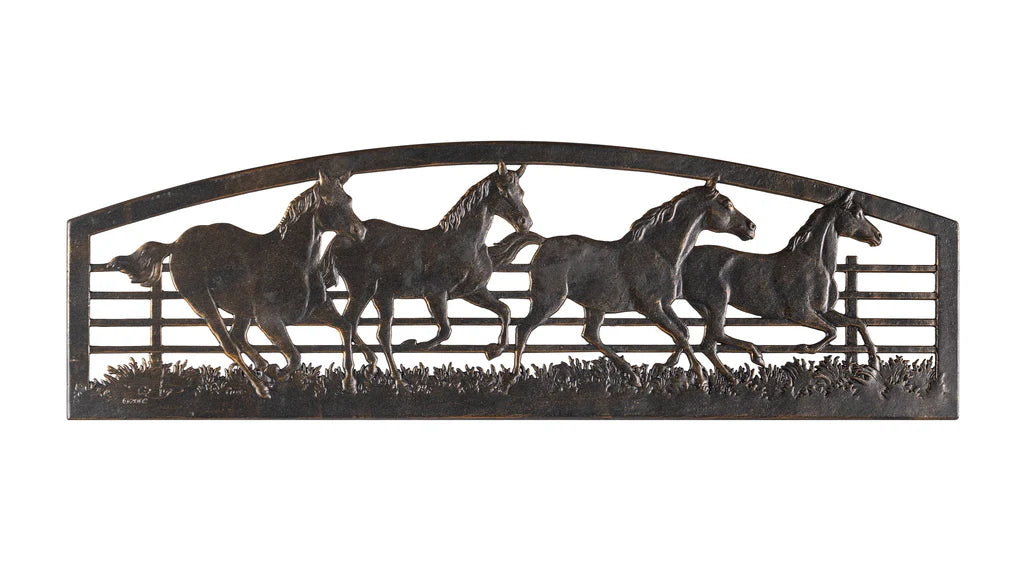Premium Outdoor Running Horse Bench - Durable Wooden Rocking Toy for Kids, Perfect for Backyard, Playground & Nursery - Encourages Active Play & Imagination