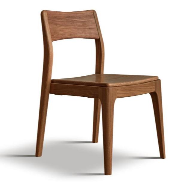 18.4x20x30.7 inch/ 46.6x50.9x78сm/ Rich Dark Walnut color/ 4 pcs black walnut chairs