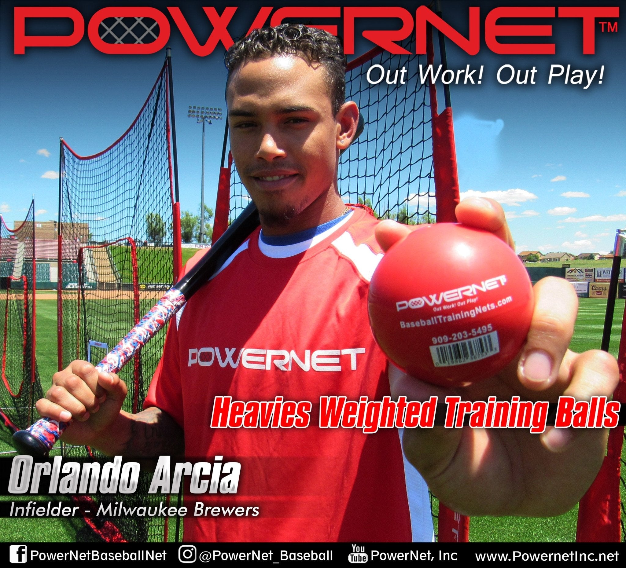 PowerNet Weighted Training Balls 3.2 Softball Size - 6 Pack for Strength Training, Softball Practice & CrossFit Workouts | Perfect for Athletes, Coaches & Fitness Enthusiasts