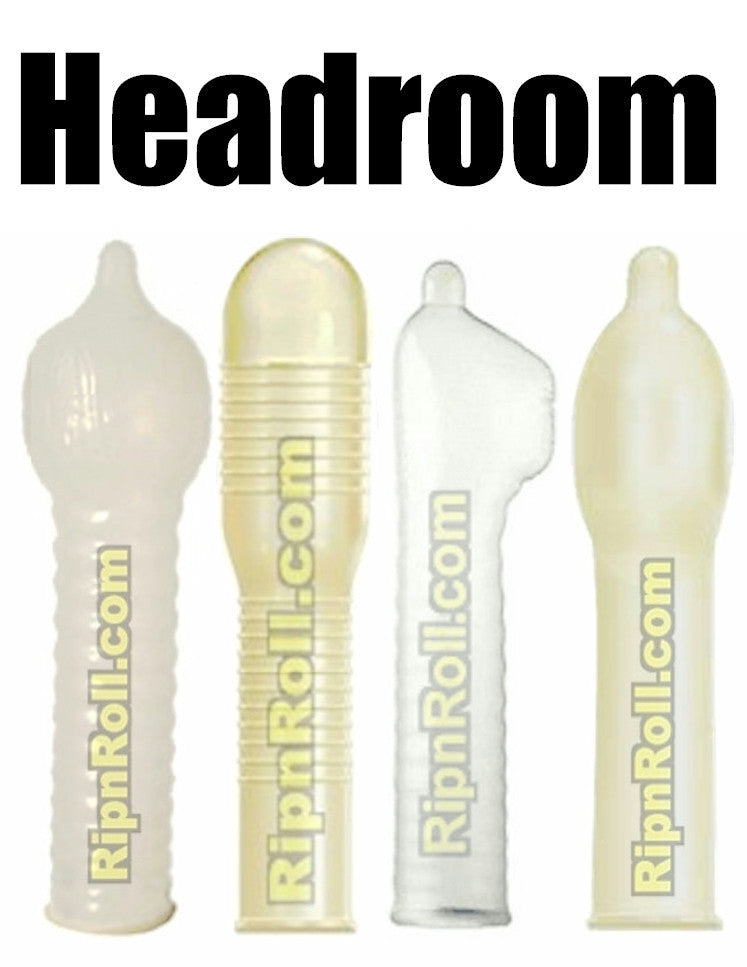 Premium Headroom Condoms Variety Pack - Ultra Thin, Ribbed & Flavored for Enhanced Pleasure & Protection | Perfect for Couples, Travel & Safe Intimacy