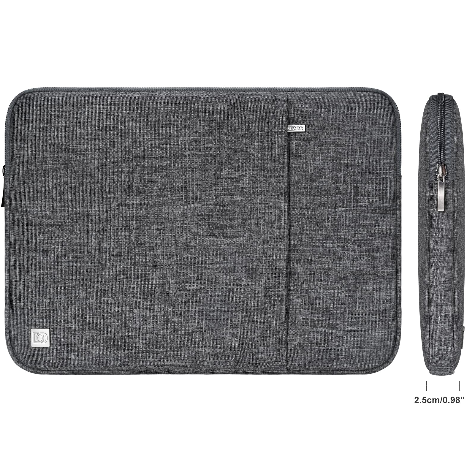DOMISO 12.5 Inch Waterproof Laptop Sleeve Case - Protective Carrying Bag for 13