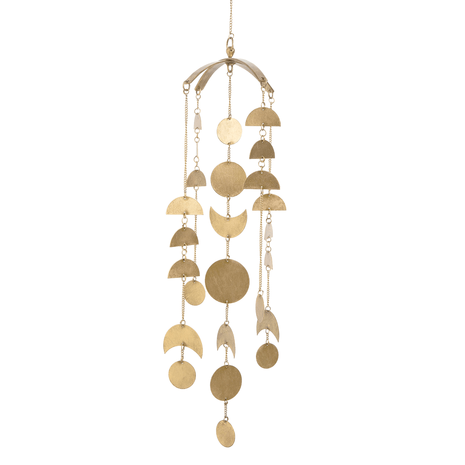 Crane Baby Luna Ceiling Hanging Mobile - White & Gray Nursery Decor for Newborns - Soothing Musical Crib Toy for Baby Bedroom & Daycare Centers