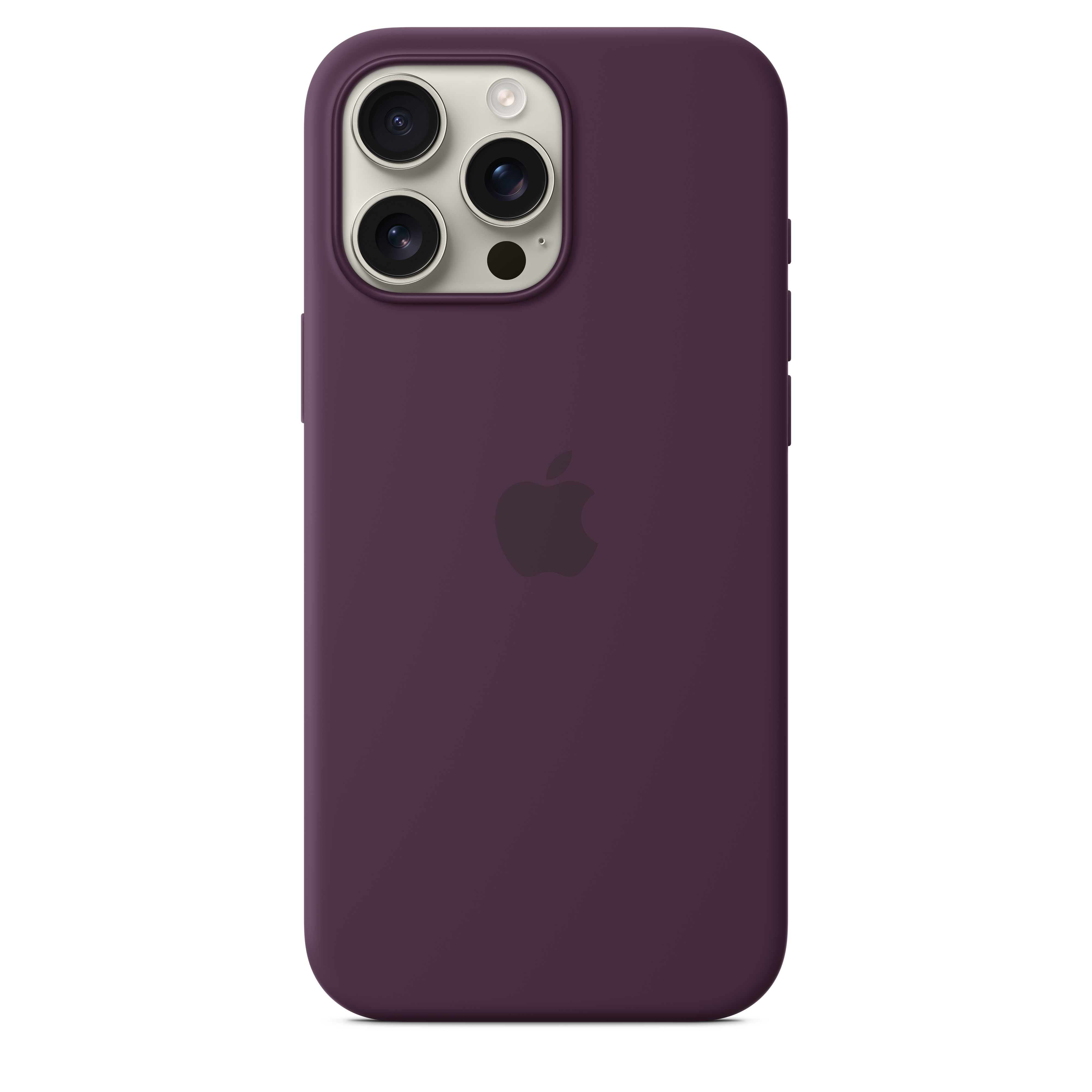 Magnetic Silicone Case with MagSafe for iPhone 16 Pro Max - Plum Color | Slim Protective Cover for Everyday Use, Work & Travel
