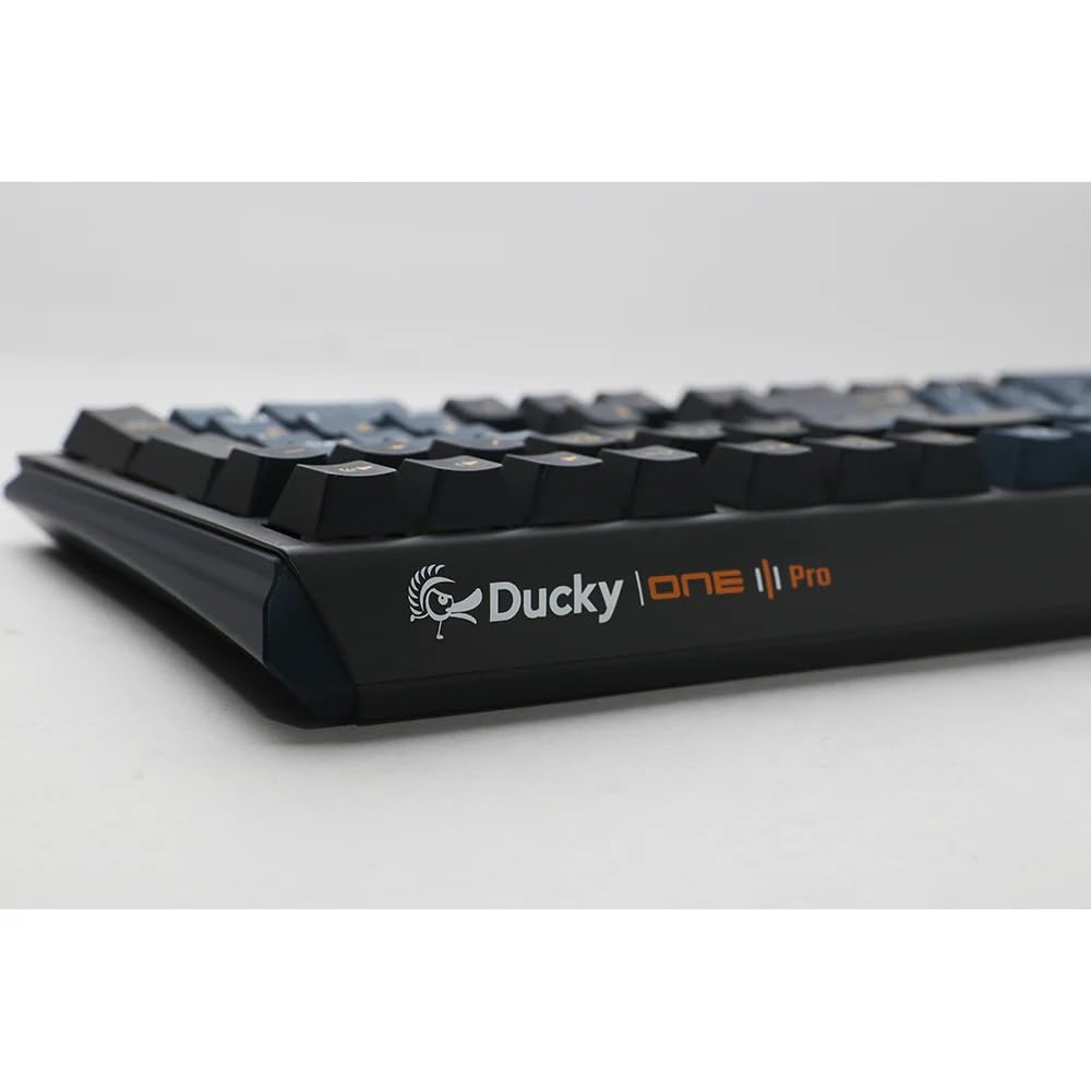 Ducky ONE 3 Pro Nazca Line Wired RGB Mechanical Keyboard - Hot-Swappable Cherry MX2A Brown Switches, 8K Polling Rate, Triple-Shot PBT Keycaps, Full Size 104-Key Layout (Black) - Perfect for Gaming, Typing & Office Work