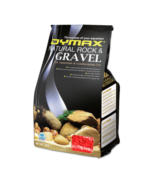 Dymax Colored Epoxy Gravel Red - Premium Aquarium & Terrarium Substrate for Fish Tanks, Reptile Habitats & DIY Craft Projects