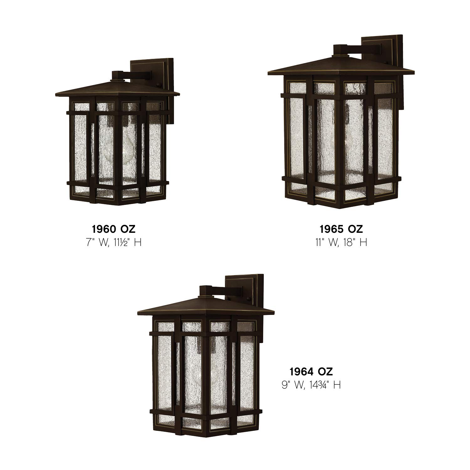 Hinkley Tucker Collection One Light Medium Outdoor Wall Mount in Oil Rubbed Bronze - Perfect for Porch, Patio, and Exterior Entryway Lighting