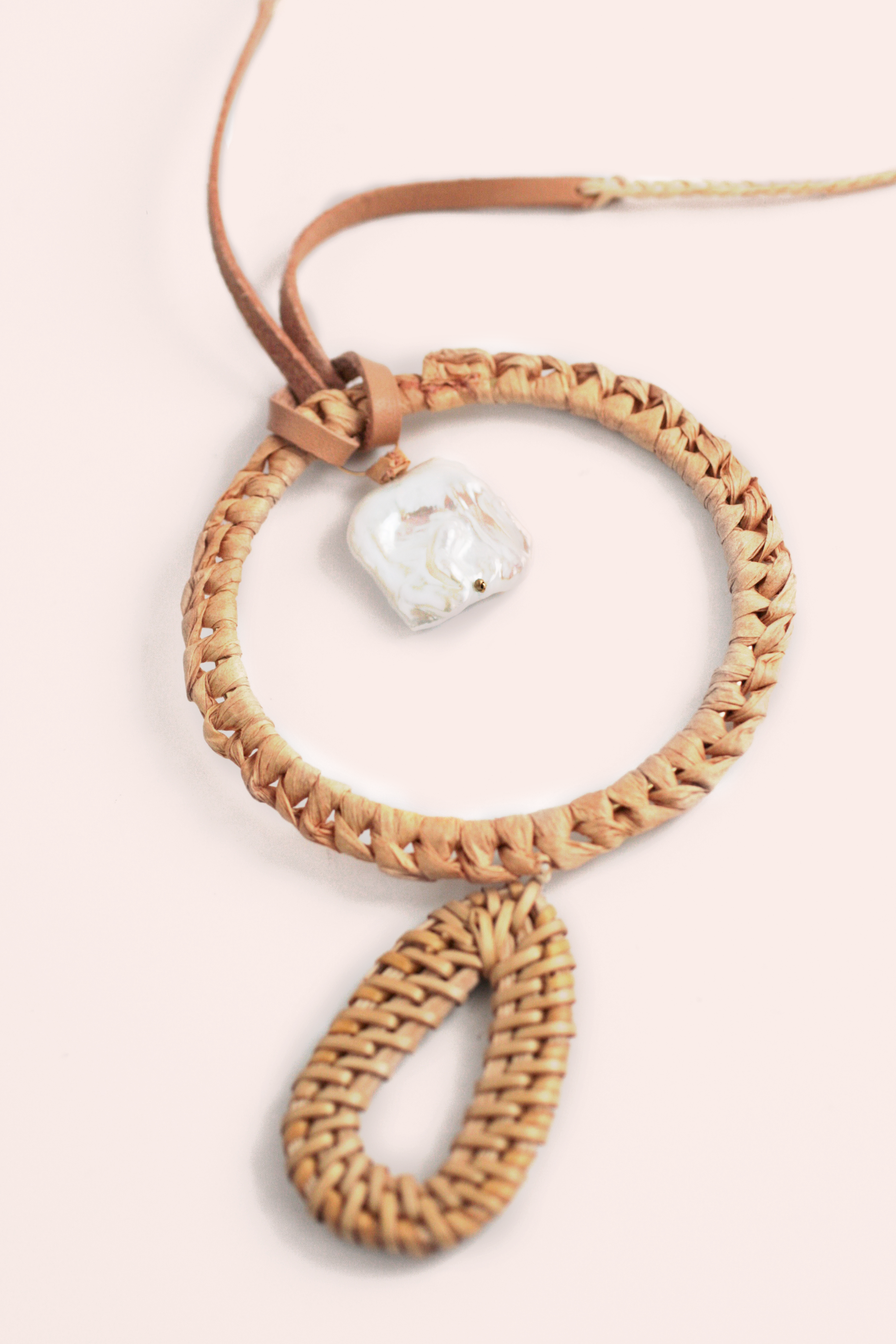 Elegant Braided Drop Pearl Necklace for Women - Perfect for Weddings, Parties & Special Occasions