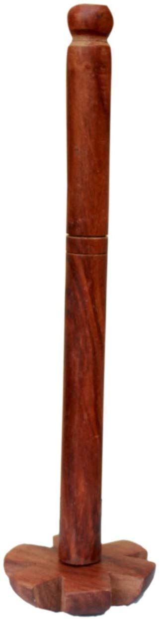 12 Inch Wooden Mathani Curd Beater - Traditional Indian Lassi Maker & Madhani Whisk for Homemade Yogurt, Smoothies & Desserts - Perfect for Kitchen & Indian Cooking