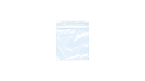 12W x 15L Reclosable Poly Bags - 2.0 Mil Thick Resealable Plastic Bags for Food Storage, Crafts, and Retail Packaging (Pack of 100)