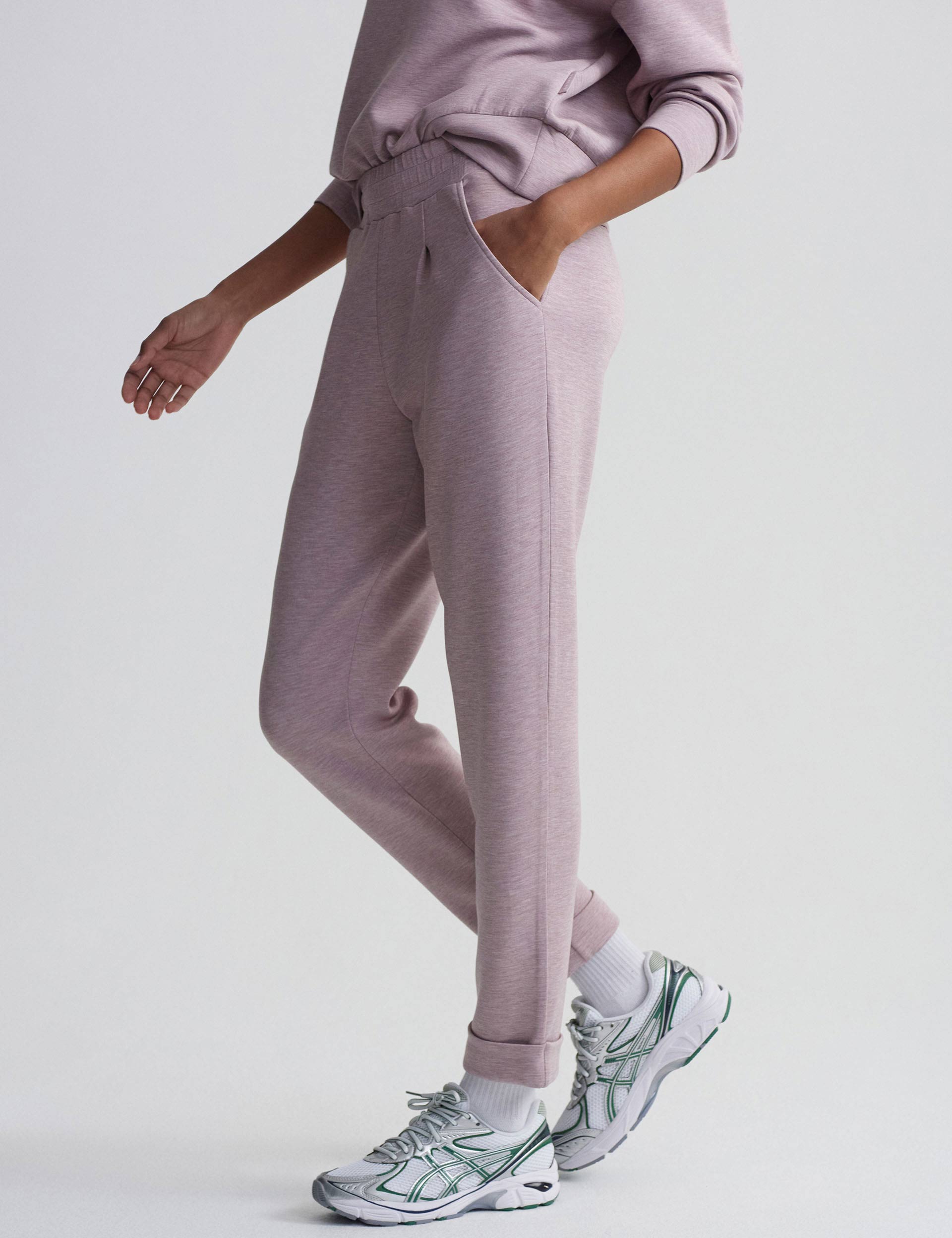 Rolled Cuff Pants for Women - 28.5