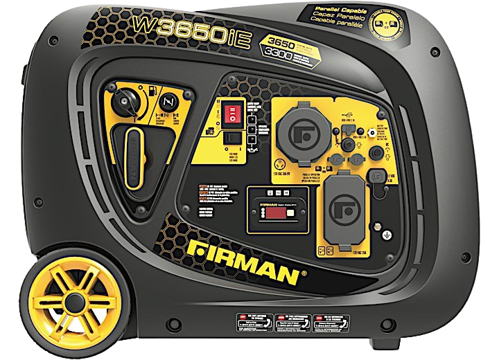 Firman W03382 3300W 30 Amp Gas Inverter Generator with Electric Start & Parallel Ready - Portable Power for Camping, RV, Home Backup & Outdoor Events