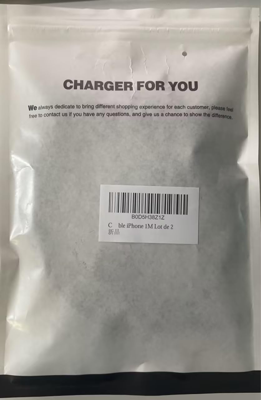 2-Pack MFi Certified iPhone Lightning Cable 1M - Fast Charging USB to Lightning Cable Compatible with iPhone 14/13/12/11 Pro Max/XS/XR/8/7/6 & iPad - Perfect for Home, Office, and Travel Charging