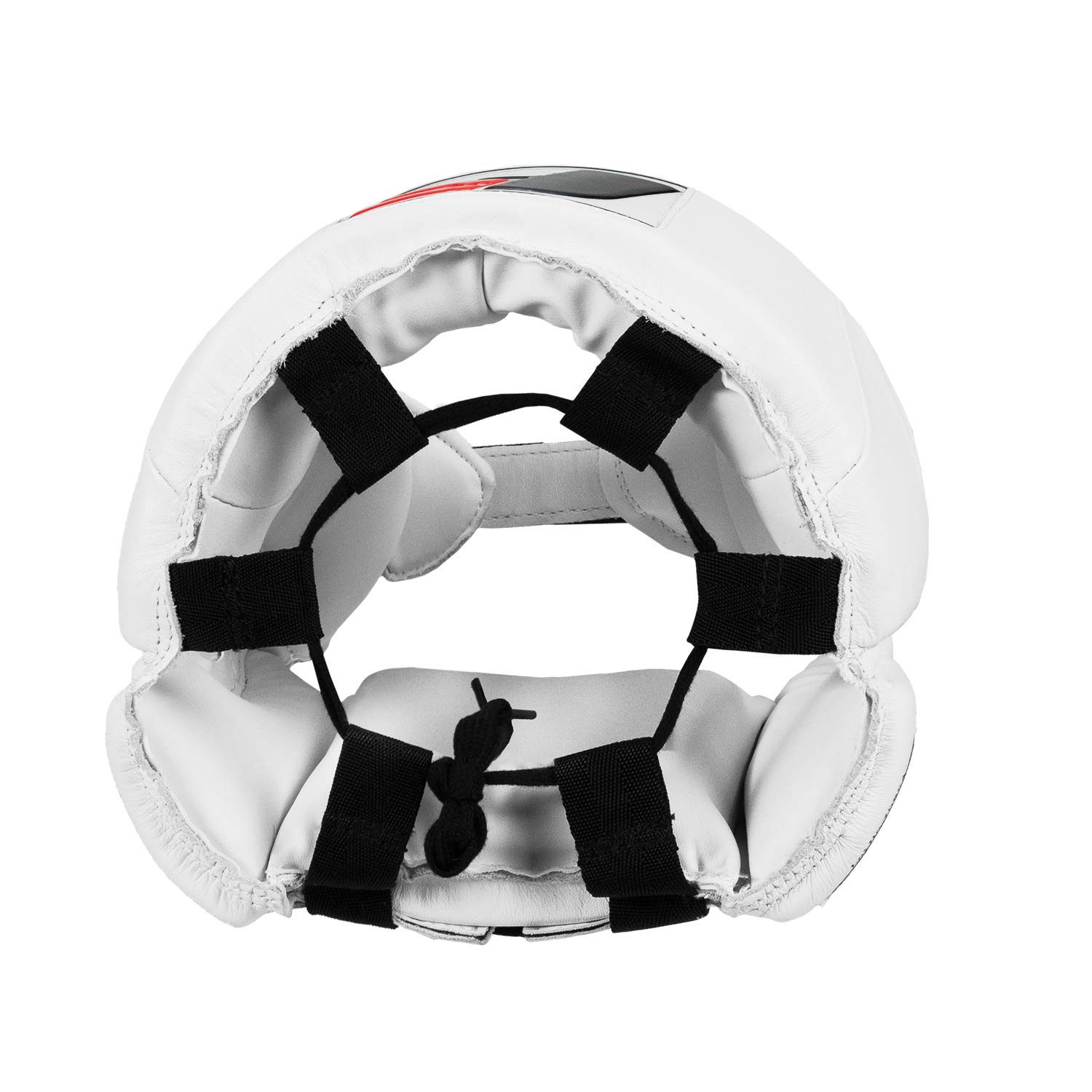 Fighting Sports USA Open Face Boxing Headgear - White, Large Size for Competition & Training - Perfect for Sparring, Gym Workouts & Amateur Matches