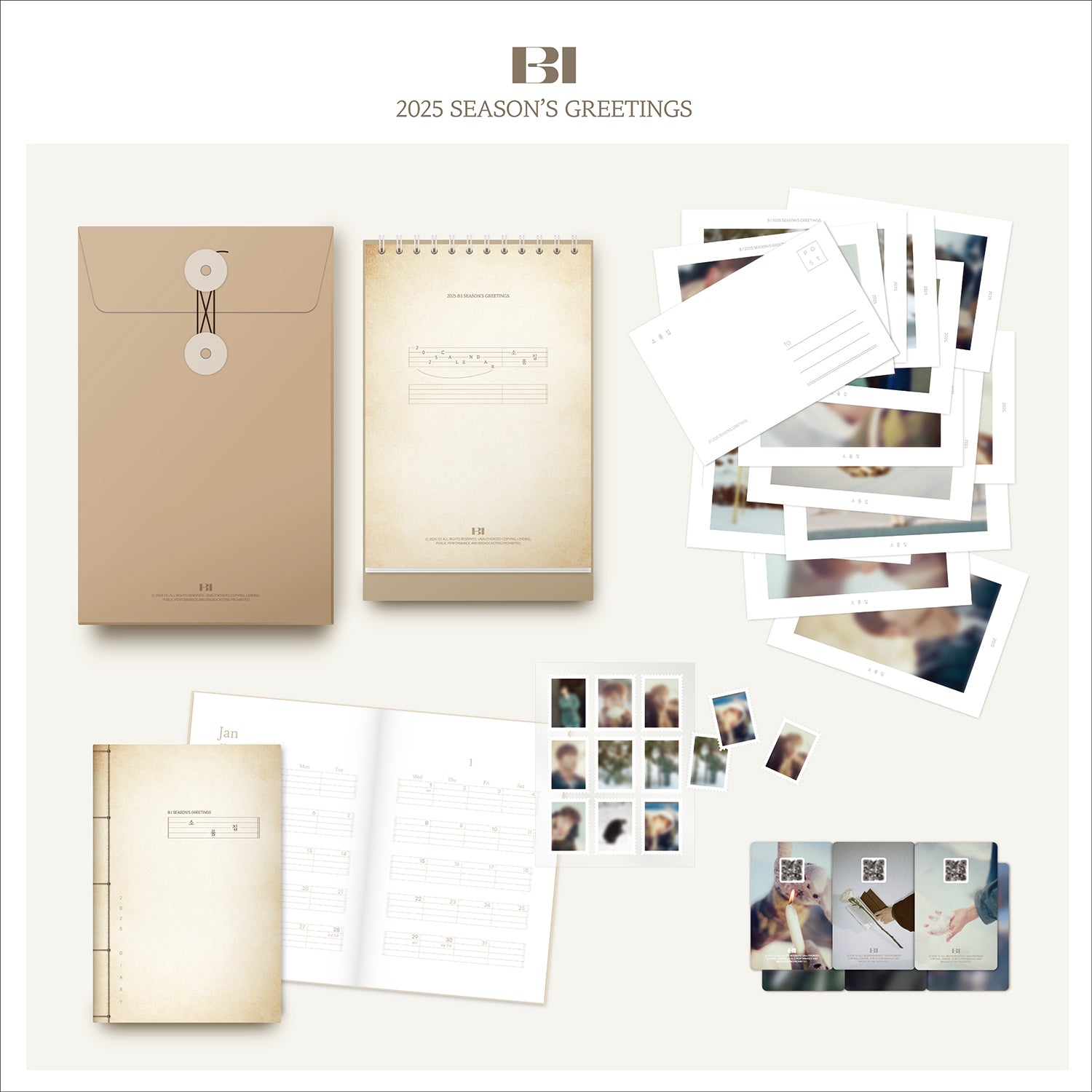 BTS 2025 SEASON'S GREETINGS K-POP Official Merchandise - Perfect for K-POP Fans, Collectors & Gift Giving | Ideal for Birthdays, Christmas & Fan Meetings
