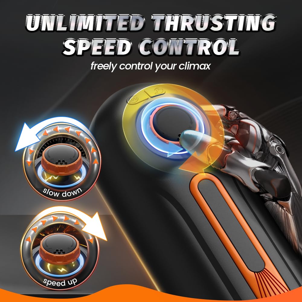 Realistic 3D Textured Automatic Male Masturbator Cup - Thrusting, Sucking, Vibrating & Heating Adult Sex Toy with Erotic Voice | Perfect for Solo Pleasure, Stress Relief & Intimate Couples Play