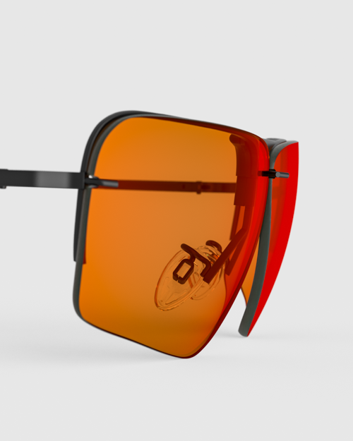Edge Lens Orange - High-Quality Sunglasses for Outdoor Sports & Driving - UV Protection, Lightweight & Durable for Running, Cycling, Hiking, and Beach Activities