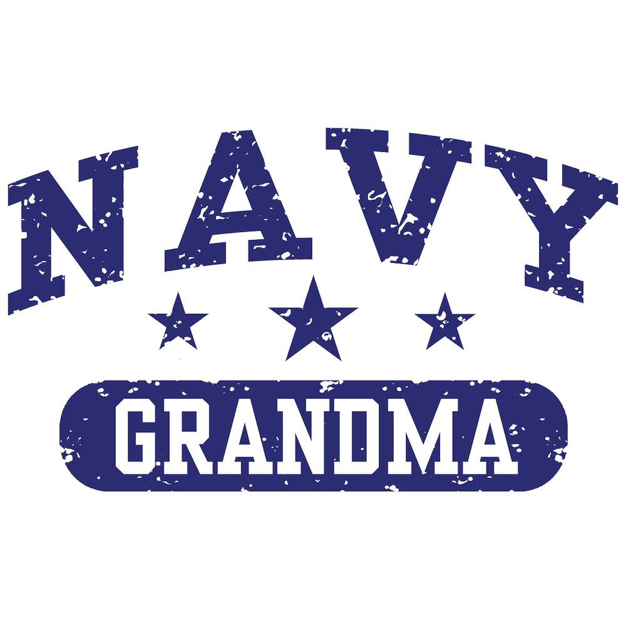 Navy Grandma Ceramic Coffee Mug - 11 oz (325 ml) by CafePress - Perfect for Tea, Coffee & Hot Chocolate - Ideal Gift for Grandmothers, Mothers Day & Family Celebrations