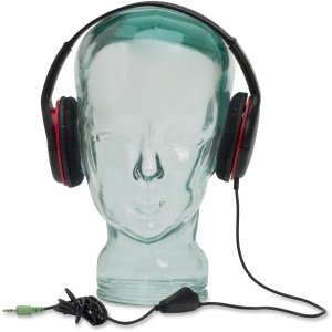 CCS15153 Stereo Headphones with In-line Volume Control - Perfect for Gaming, Music & Online Classes