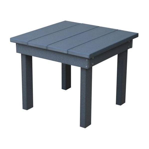 A & L Furniture Poly Hampton End Table - Stylish Side Table for Living Room, Bedroom, or Office - Perfect for Holding Lamps, Books, and Decor