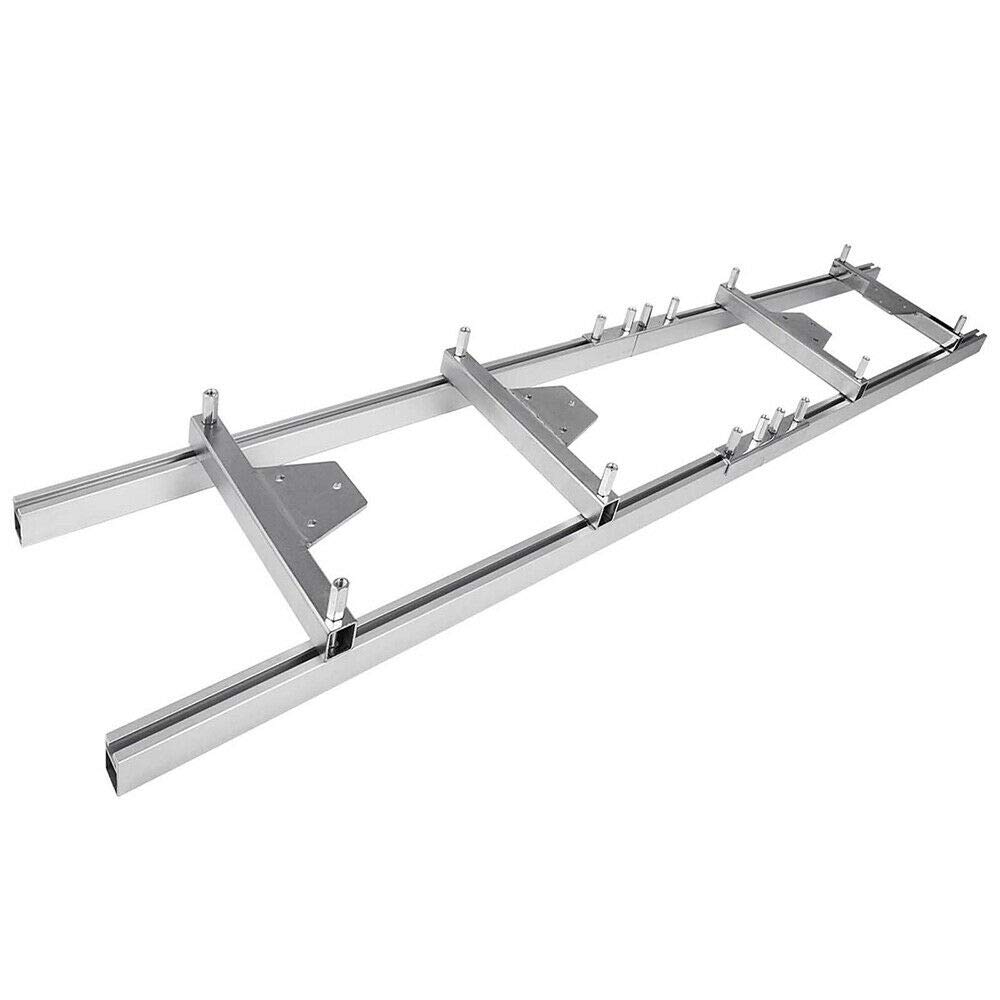 9FT 2.7M Professional Aluminum Chainsaw Mill Guide System - Heavy Duty Reinforced Timber Ladder Track for Wood Lumber Board Cutting | Perfect for DIY Woodworking, Tree Milling, and Timber Framing Projects